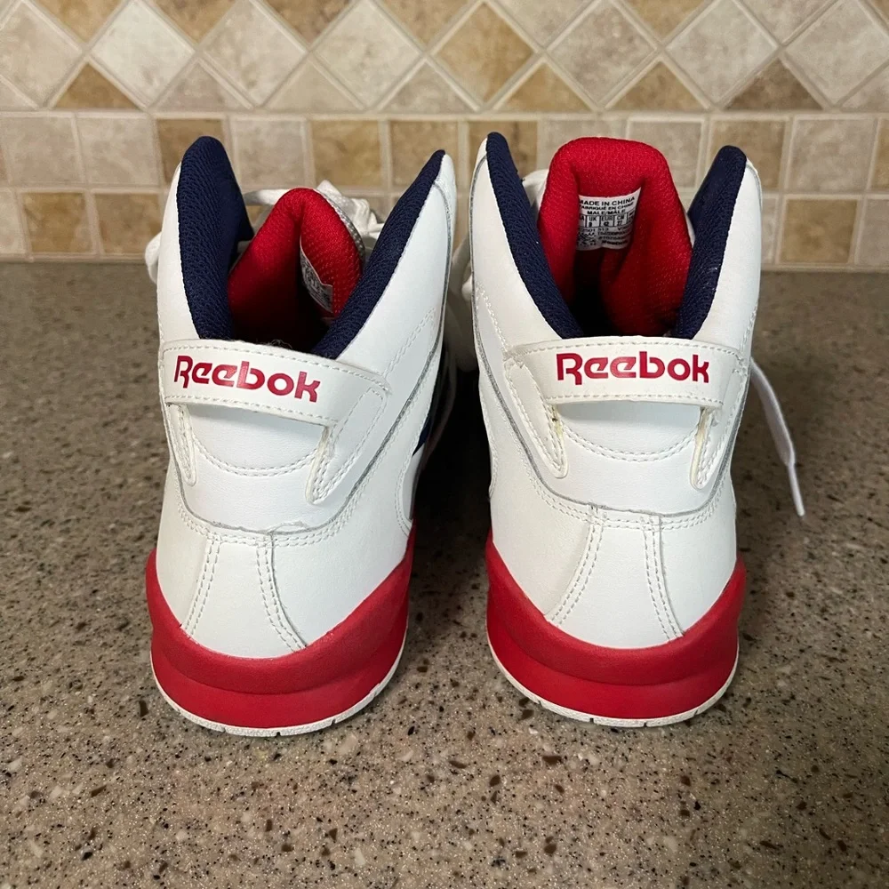Reebok Classic Mid Men’s Sneaker OE2501 Size 9 Red White and Blue - Picture 6 of 9